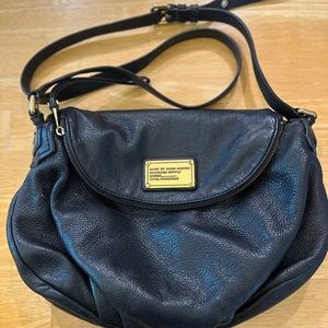 Marc Jacobs Natasha Black Leather Crossbody Bag